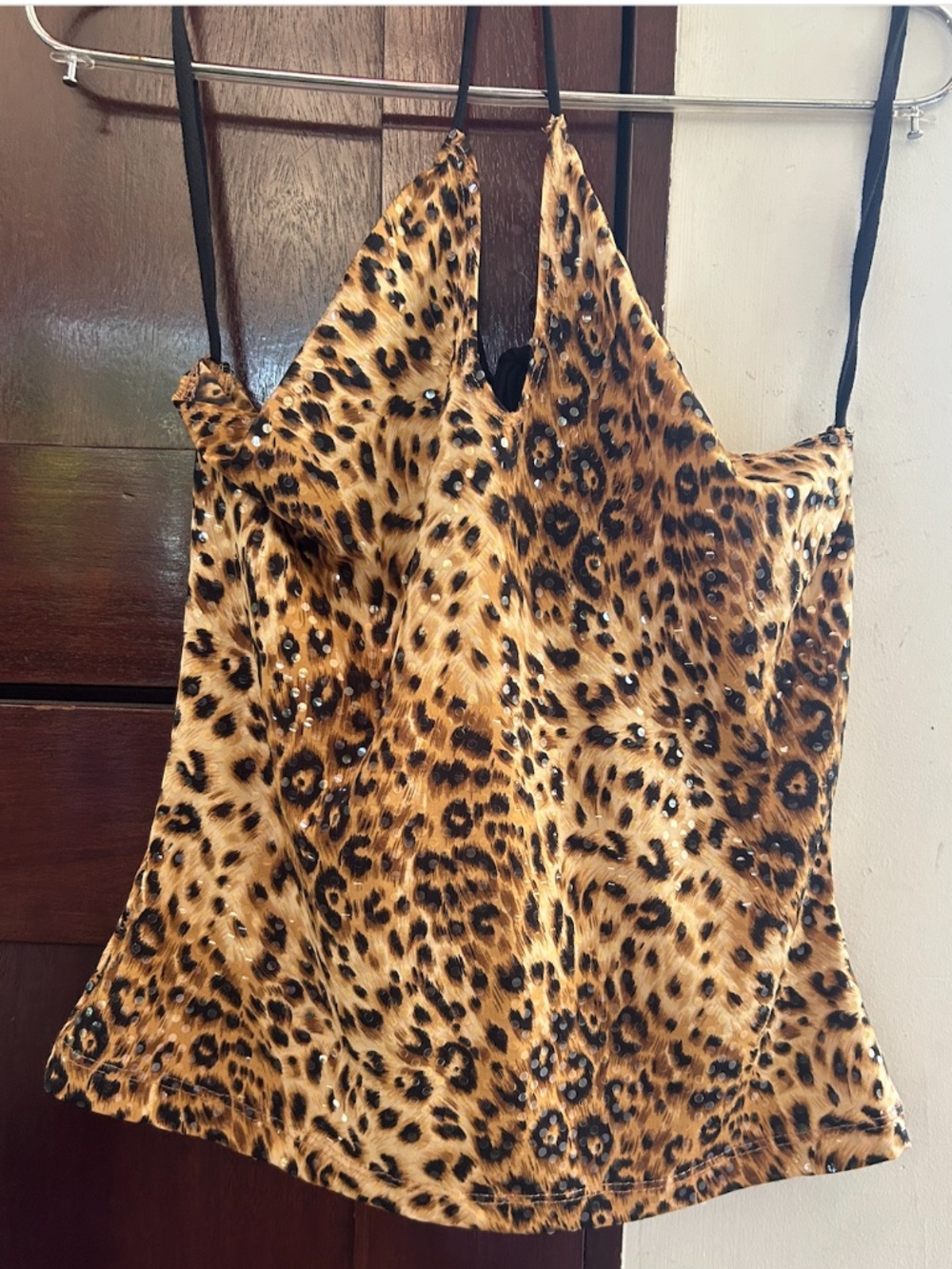 Eye Candy Vintage Leopard Print Halter Top